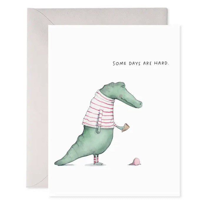 Alligator Hard Day Card