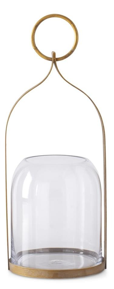Antiqued Gold Metal Lanterns