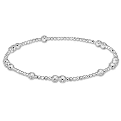 hope unwritten 4mm bead bracelet - sterling silver