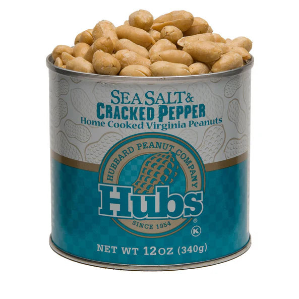 Hubs Sea Salt & Cracked Pepper Peanuts