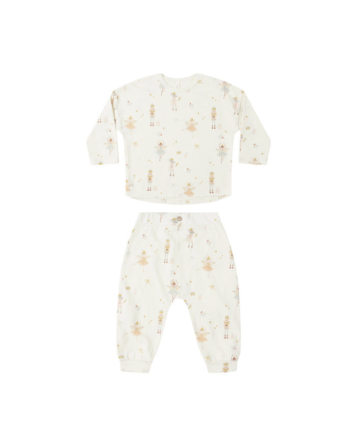 Long Sleeve Tee + Pant Set || Nutcracker