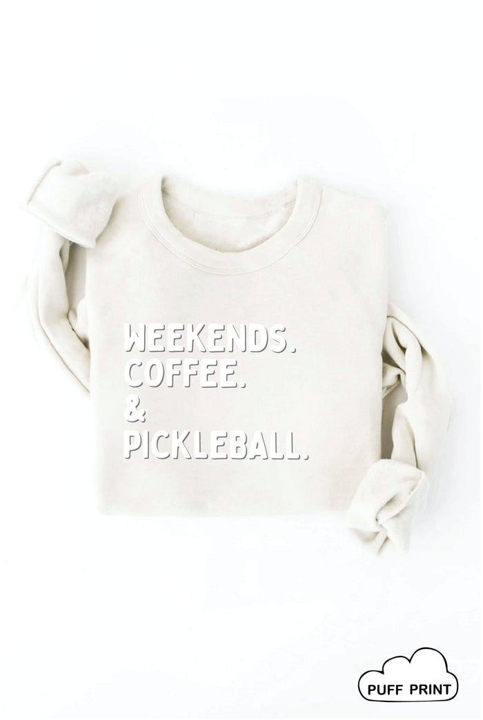 Pickleball Puff Graphic Sweatshirt