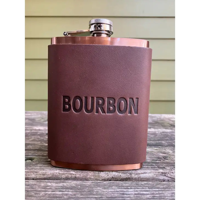 Leather flask - Bourbon
