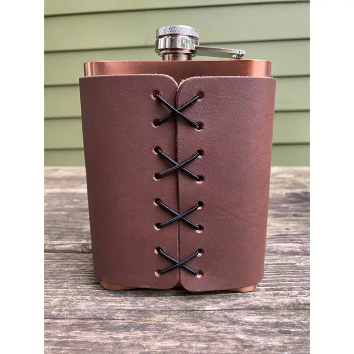 Leather flask - Bourbon