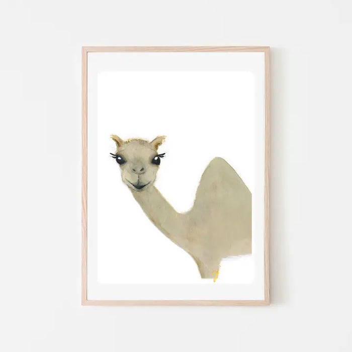Camel Nursery Artwork | Print no frame