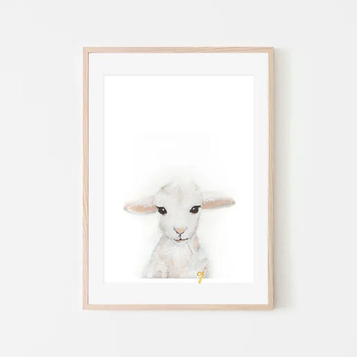 Lamb Nursery Artwork | Print