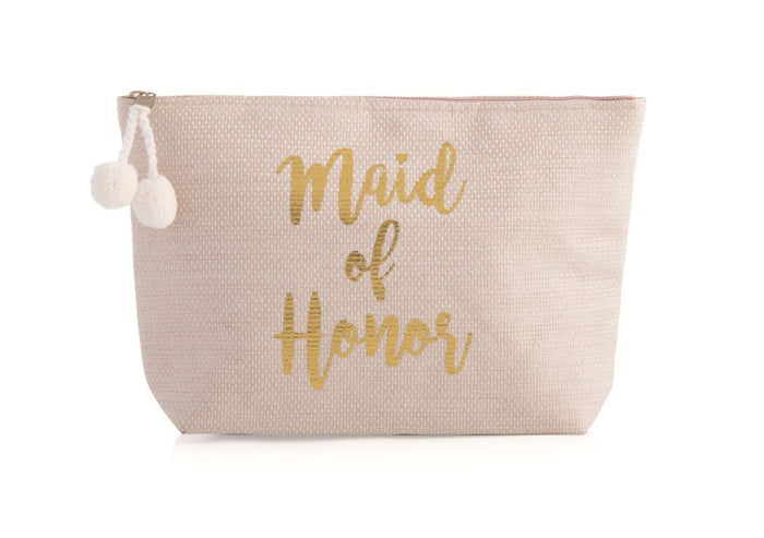 “MAID OF HONOR" ZIP POUCH