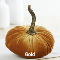 Small Velvet Pumpkins