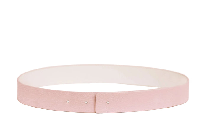 Cesoli - Blush & Magnolia Reversible Leather Belt | 3cm