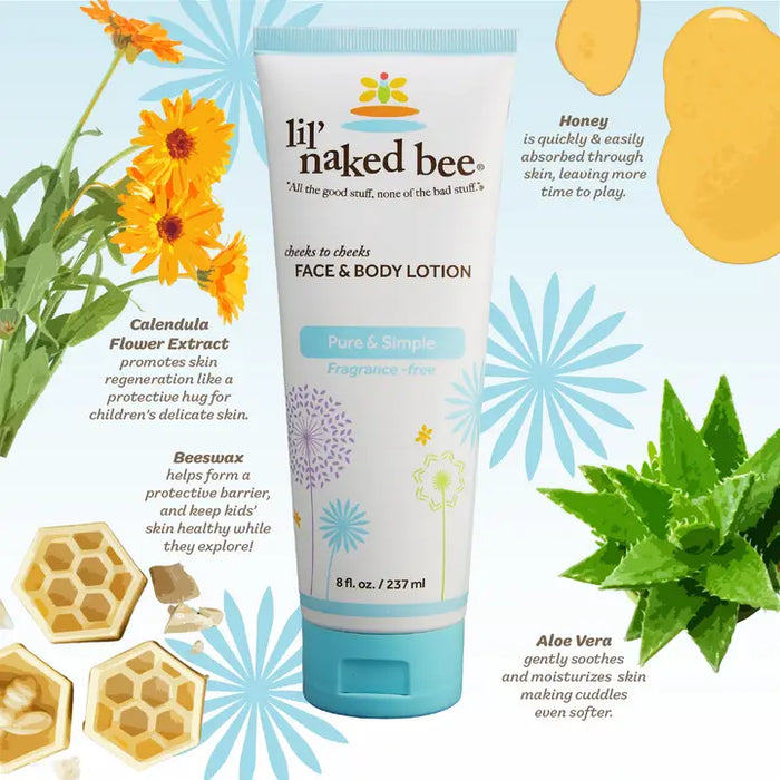 Pure & Simple Cheeks To Cheeks Face & Body Lotion