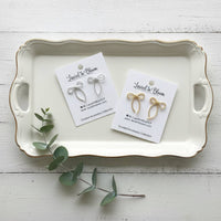 Rope Bow Earrings