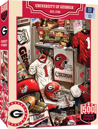 Georgia Bulldogs - Locker Room 500 Piece Puzzle