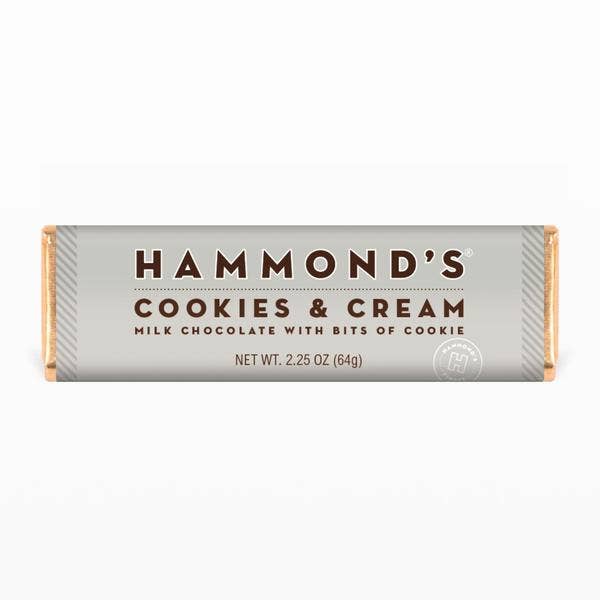 Hammond's - Cookies and Creme Milk Chocolate Bar