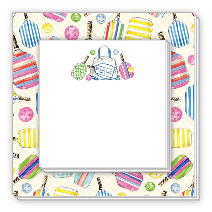 Notepad Duo - Colorful Pickleball Paddles Equipment
