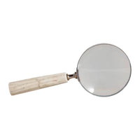 Ivory Resin Magnifying Glass, 9 in.