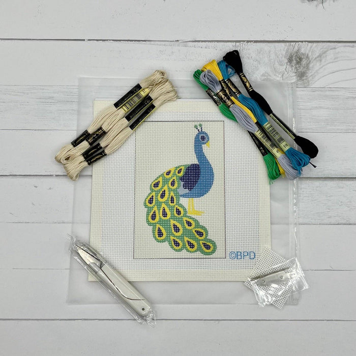 Needlepoint Kit - Peacock Design