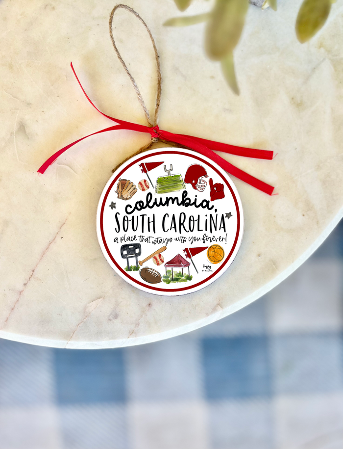 College Town Ornament - Columbia, SC (multi-sport)