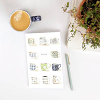 Softtouch Cover Notebook with Original Watercolor Artwork