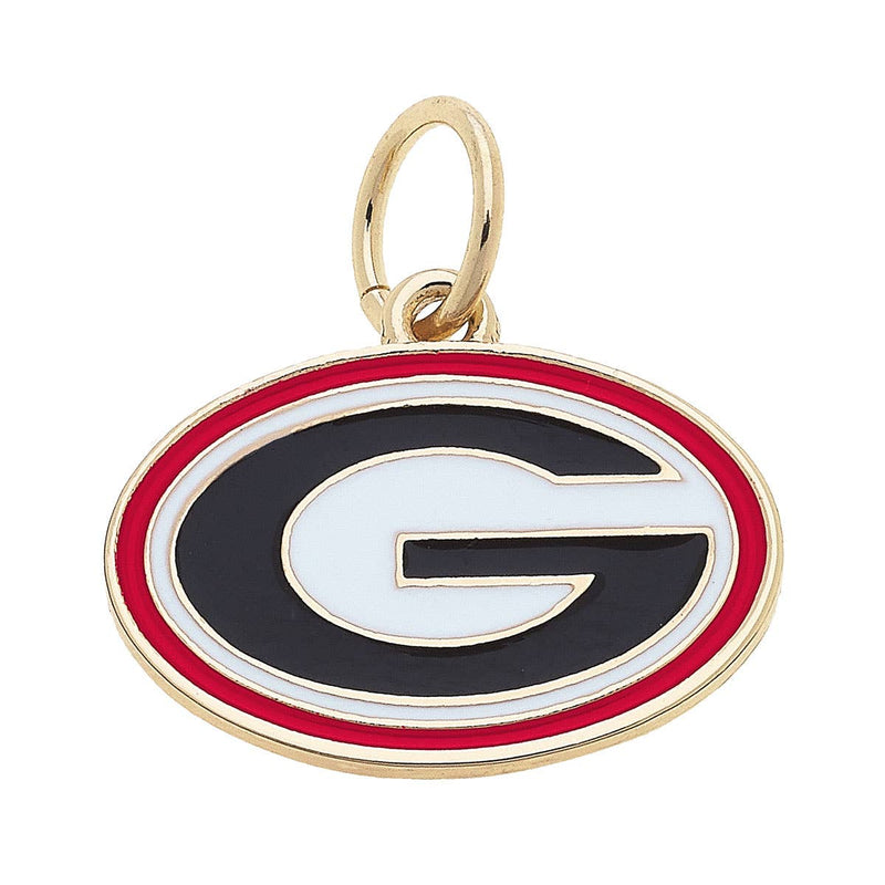 Georgia Bulldogs Enamel Logo Charm