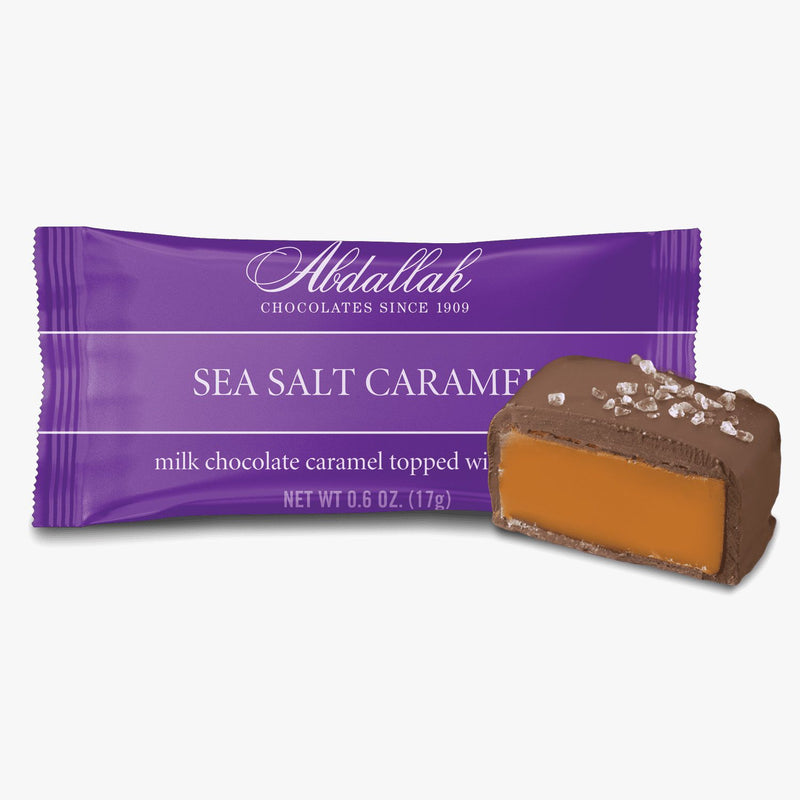 Sea Salt Caramels Singles – Milk Chocolate,