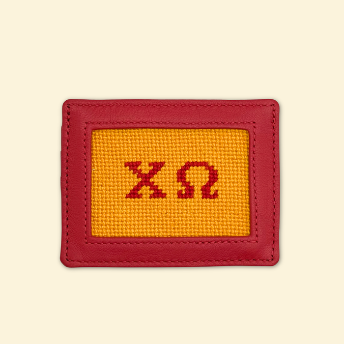 Chi Omega Card Wallet