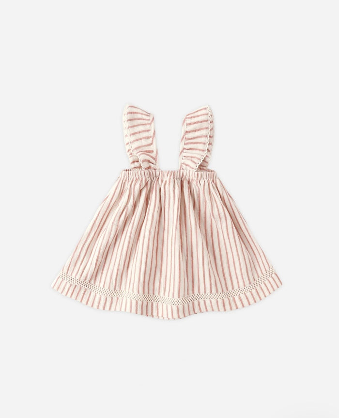 Ruffle Tank Dress || Vintage Stripe