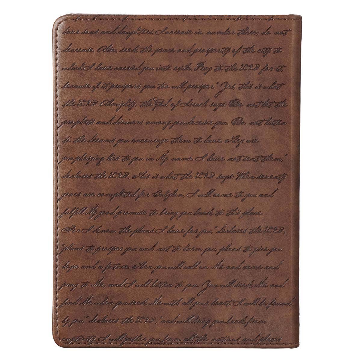 Journal Handy Brown I Know the Plans Jer. 29:11
