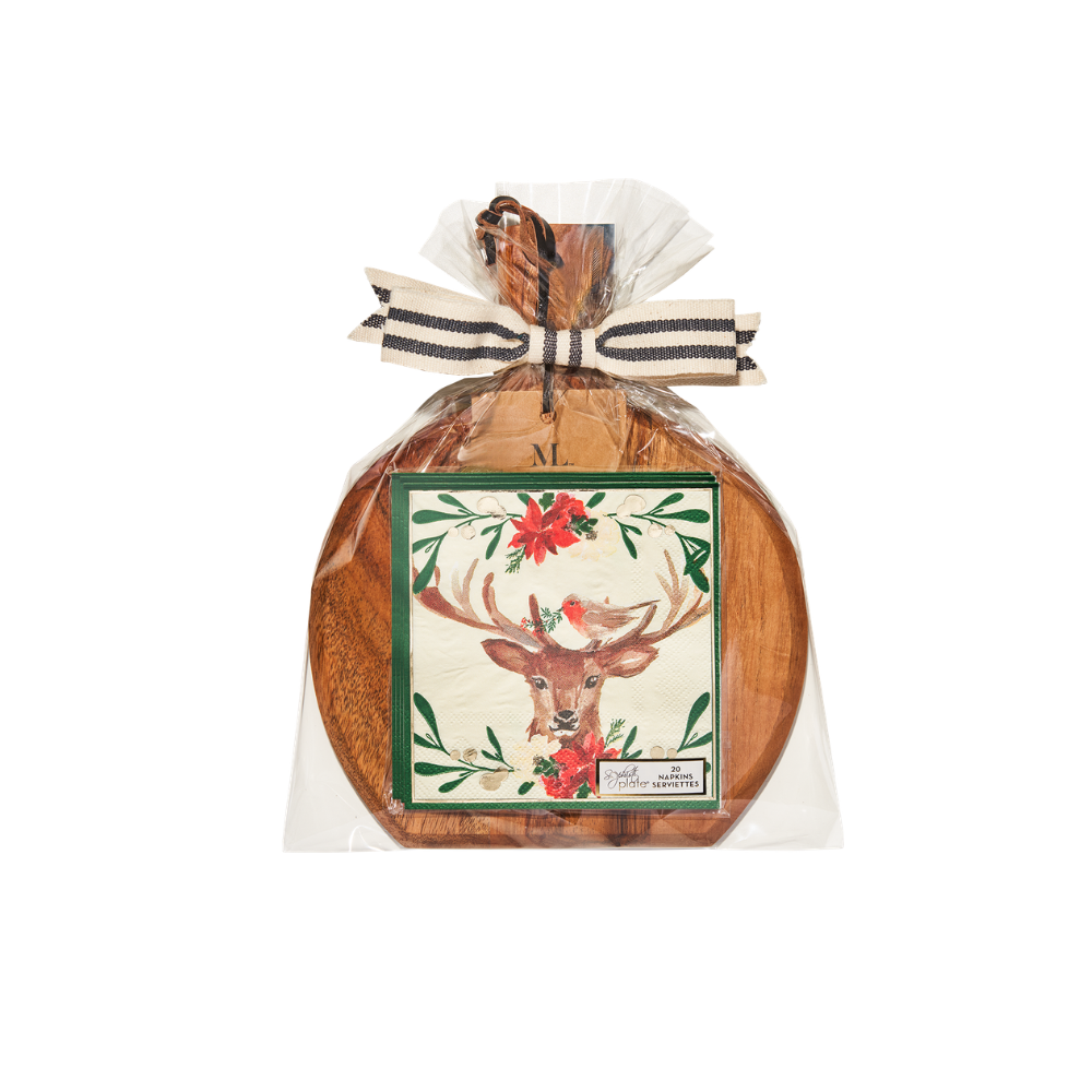 Acacia Board Gift Kit: Christmas Forest