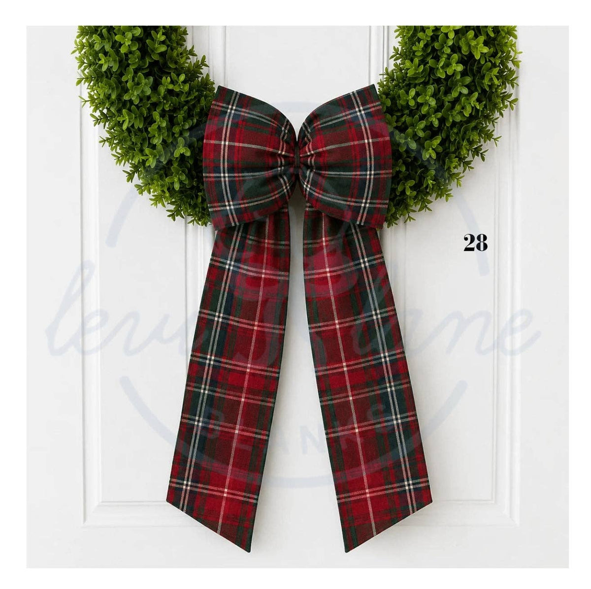 Merry & Bright Wreath Sash