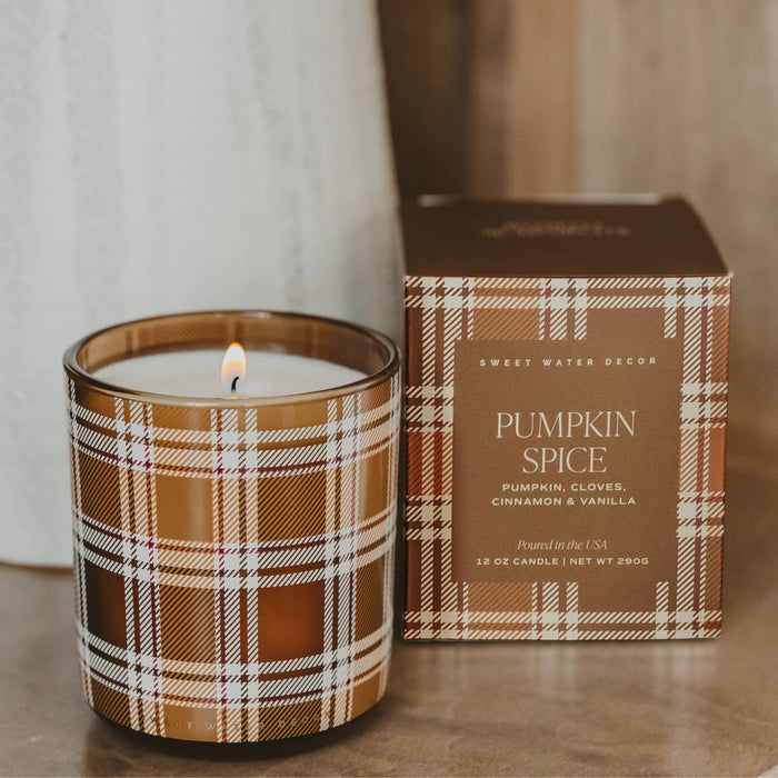 Pumpkin Spice 12 oz Boxed Soy Candle