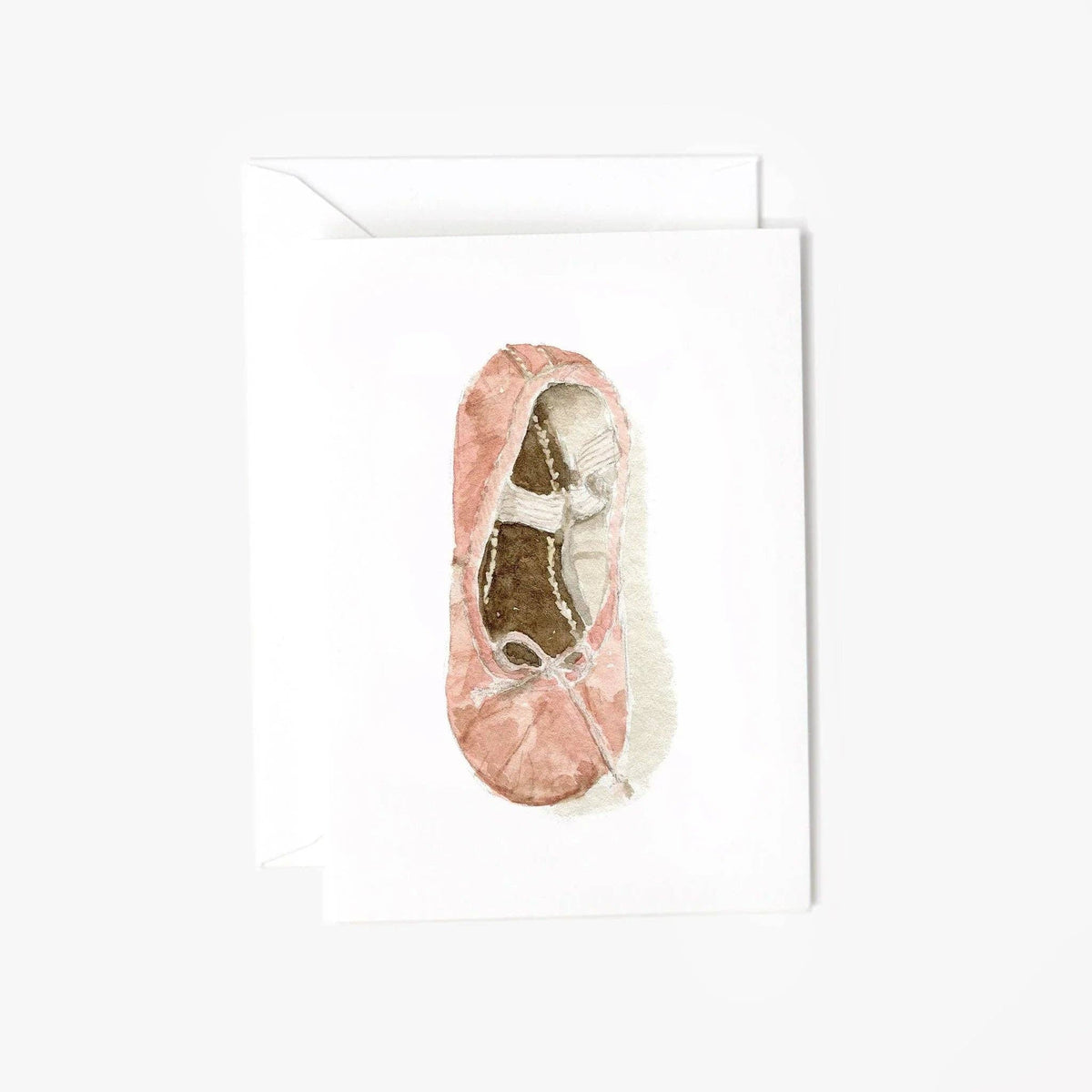 Ballet Shoe Mini Enclosure Notecard