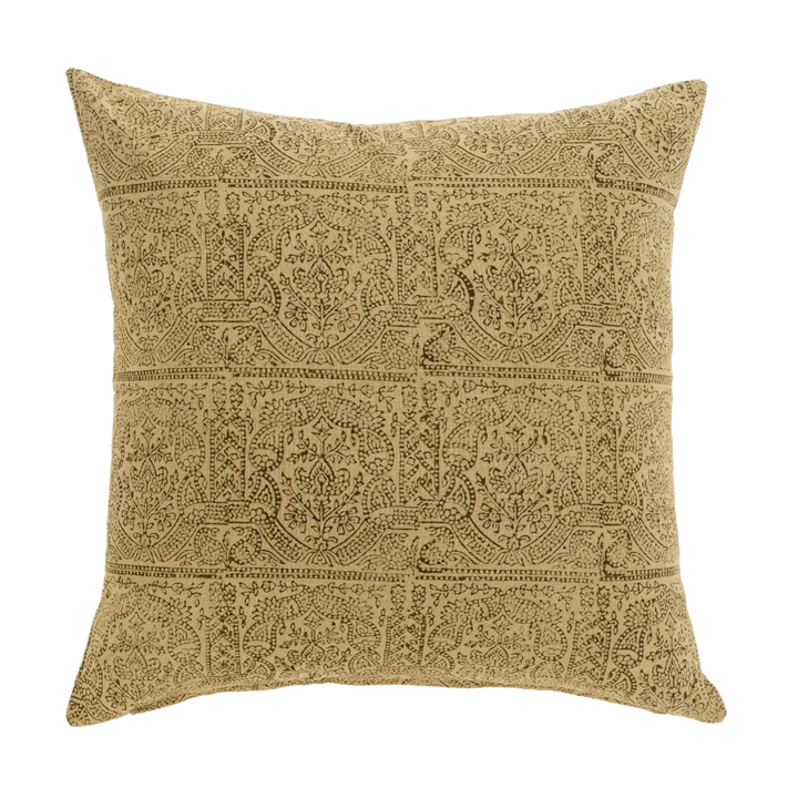 Naina Block Print Pillow - 20"x20"