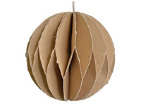 Paper Foldable Ball w/Magnet - Brown