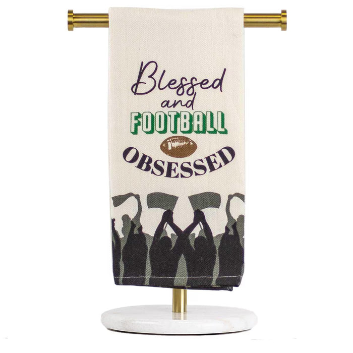 Football Obsessed Hand Towel