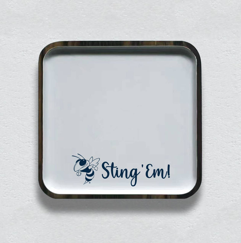 Georgia Tech Spirit Mango Wood Small Tray