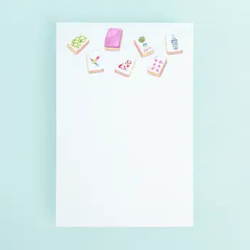 Large Mahjong Tiles Notepad