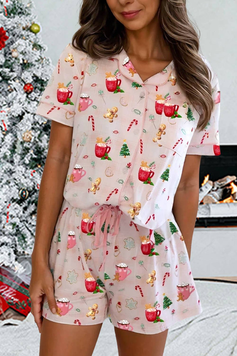 Christmas Spirits Shirt/Shorts Pajama Set