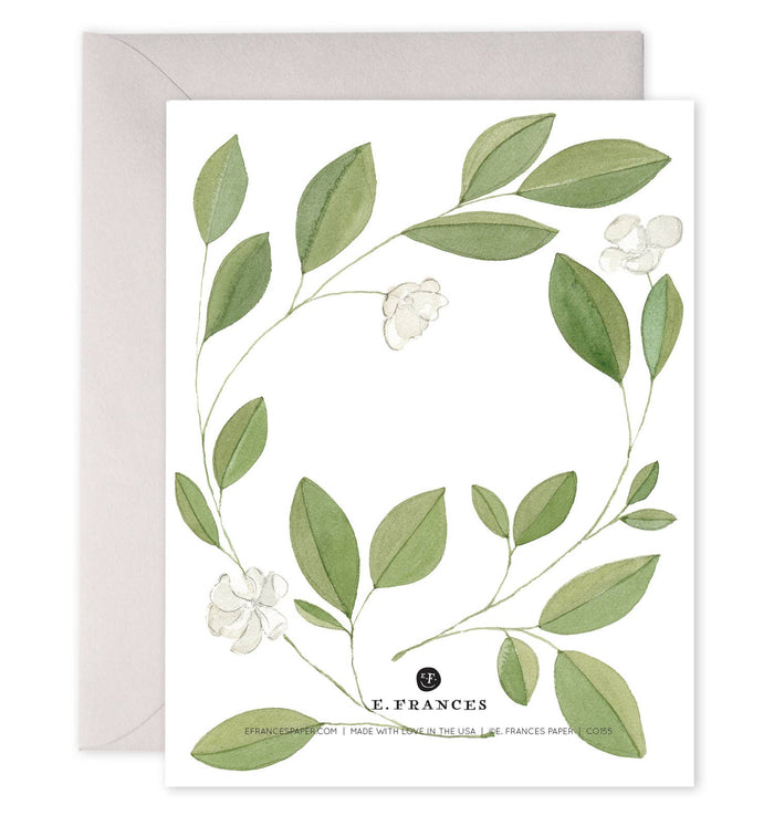 Magnolia Condolence Greeting Card