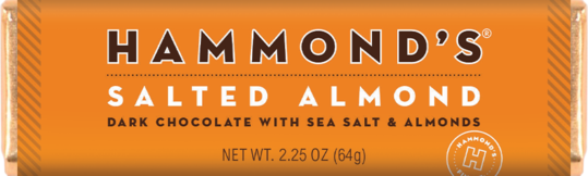 Hammond's - Salted Almond Chocolate Bar