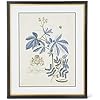 Blue Arbor Prints with Black Frame