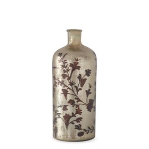 Floral Champagne Glass Bottles