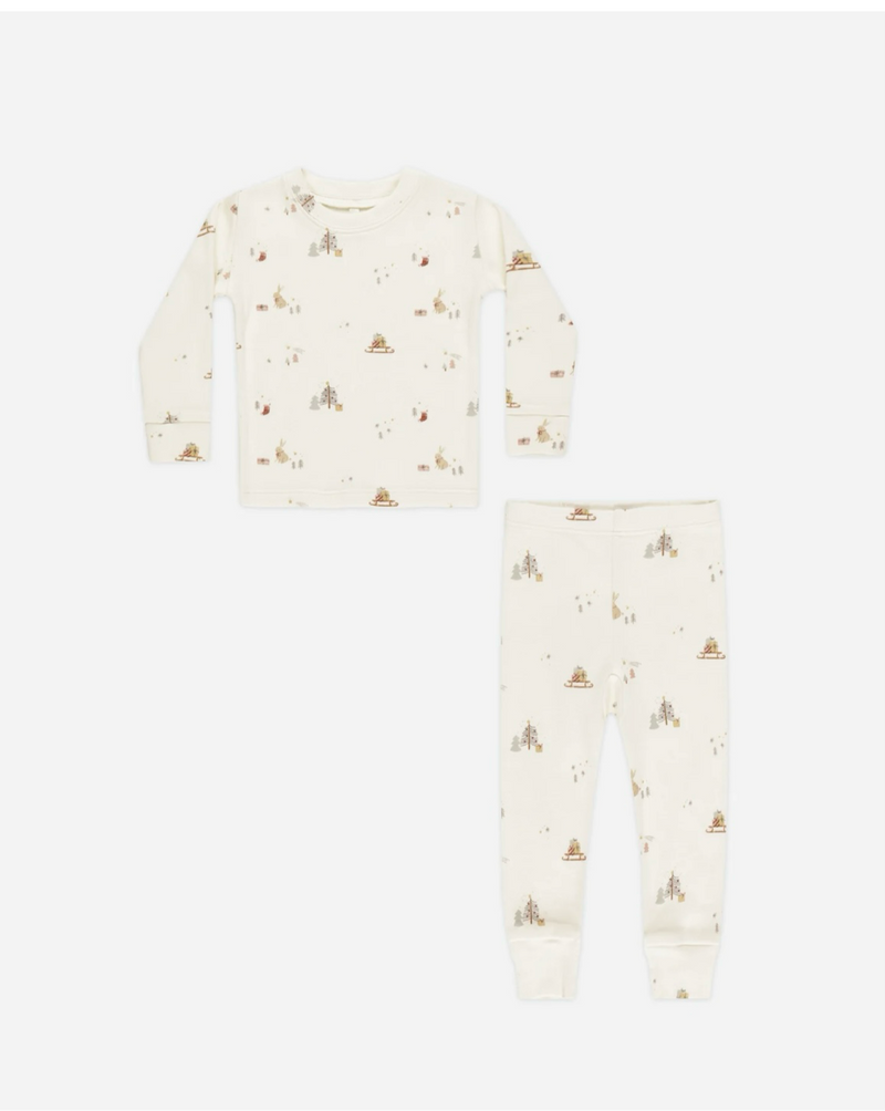 Organic Long Sleeve Pajama Set | Presents