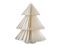 Paper Foldable Ornament w/Magnet - Off-White, 3"