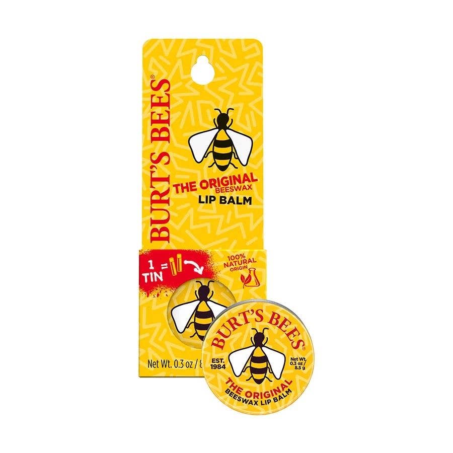 Burt's Bees Original Beeswax Lip Balm, Recyclable Tin