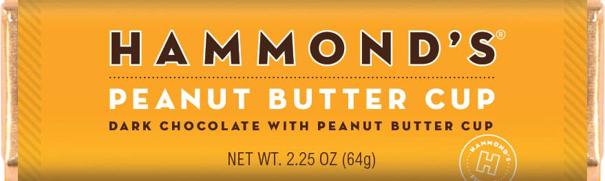 Hammond's - Peanut Butter Cup Dark Chocolate Candy Bar