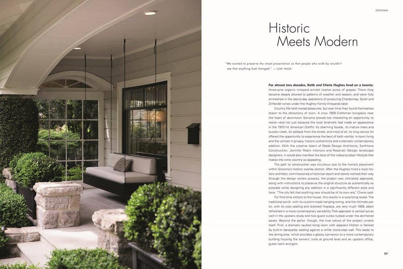 At Home in the Wine Country: Architecture & Design in CA