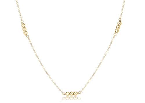 15" choker joy simplicity chain gold - 3mm gold