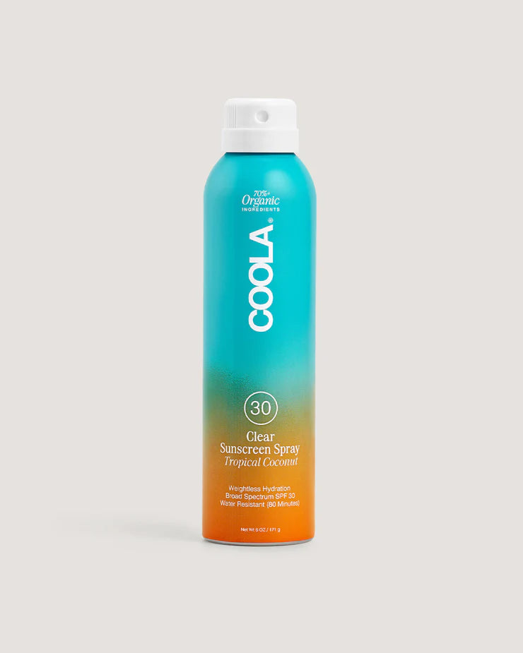 COOLA Clear Sunscreen Spray - Tropical Coconut - SPF 30