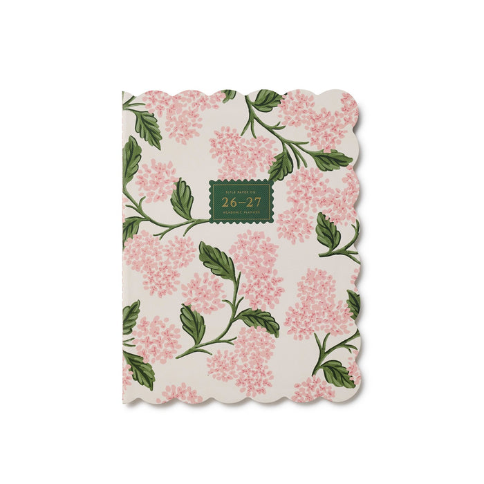 Rifle Paper Co - 2027 Pink Hydrangea 12-Month Academic Notebook