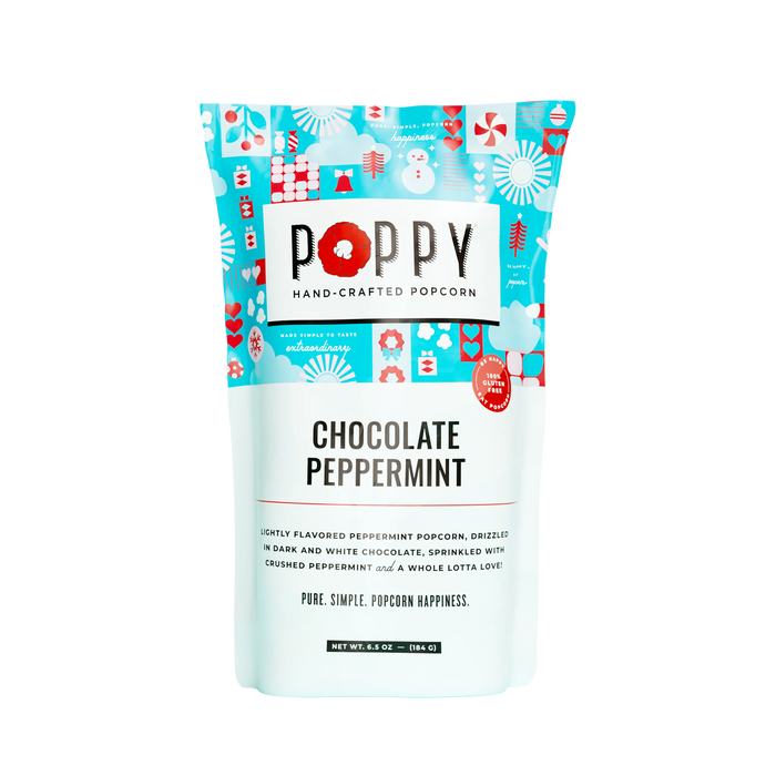 Poppy Handcrafted Popcorn - Chocolate Peppermint